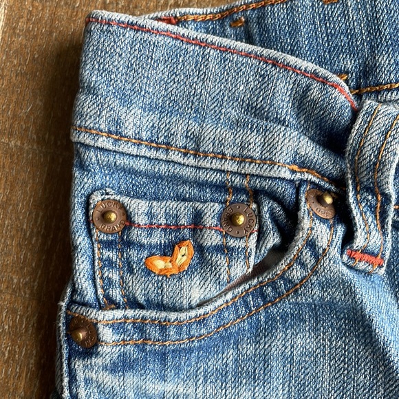 Lucky Brand Dungaree jeans with embroidered pocket - Picture 6 of 9